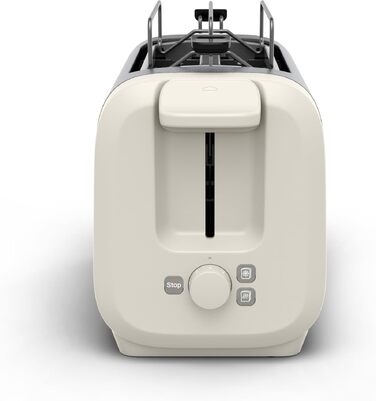 Тостер Moulinex LT261D Subito з 2 слотами, 850 Вт, червоно-чорний - для хліба та булочок