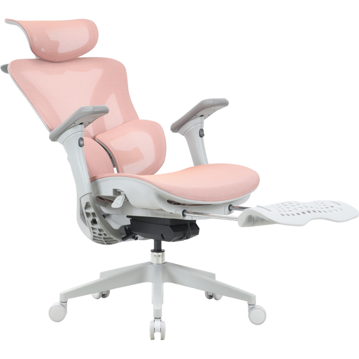 Крісло офісне OfficePro Elite OC950GLP Gray/Light Pink