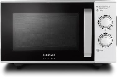 Мікрохвильова піч CASO MG 25 Ecostyle Ceramic з грилем, 25 л, керамічне дно CASOTEK, приготування на 2 рівнях, переможець тестів