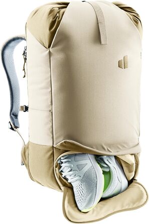 Рюкзак Deuter Utilion 30 з відділенням для взуття, рол-топ, 30 л, Bone-Desert