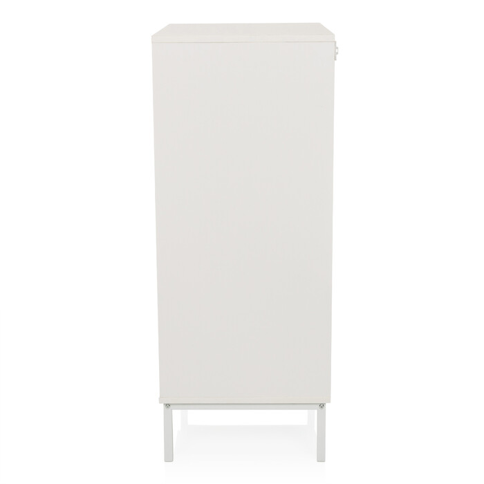 Буфет / комод BJORDAL 55x40x100 см 5 шухляд білий hjh LIVING