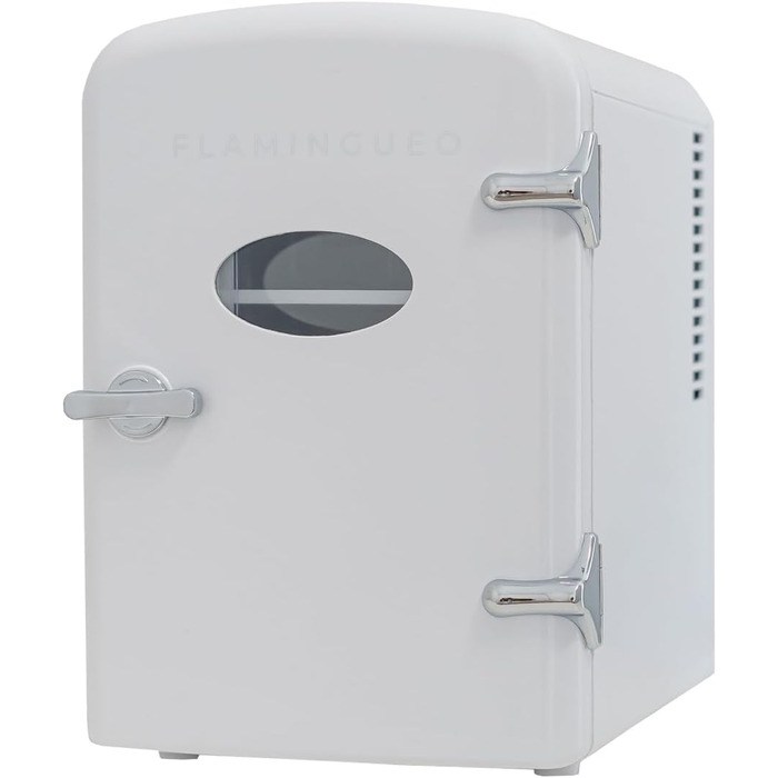 Міні-холодильник Flamingueo Mini 4L: 12V/220V, охолодження та нагрівання, білий