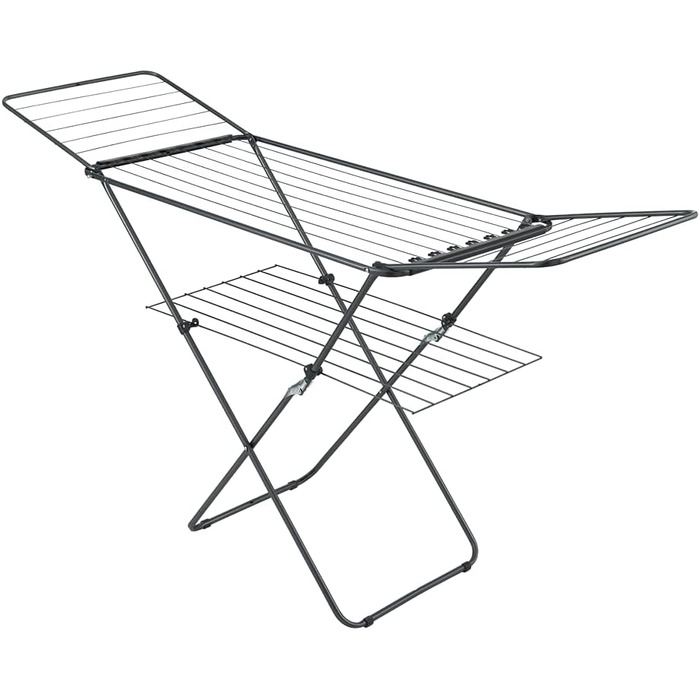 Сушарка для білизни Metaltex Panarea Onyx, металева, з додатковою решіткою, 18 м