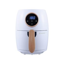 Аерофритюрниця Bergner Naturally AirFryer 2 л, 1000 Вт, антипригарне покриття, таймер, біла