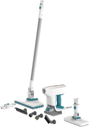 Парова швабра BLACK+DECKER SteamSystem 1500 Вт з 8 насадками, антисептична, швидкий нагрів 30 сек, без хімії