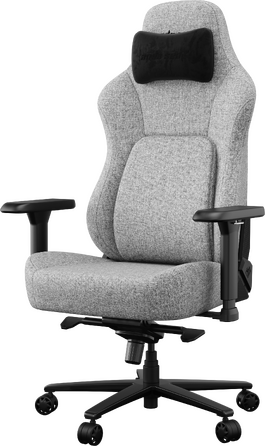 Крісло геймерське ігрове Anda Seat Phantom 4 Pro L до 100 кг Gray Fabric (AD18YSDC-72-G-F-G02)