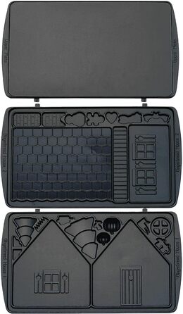 Електрична вафельниця Syntrox Germany SM-1300W для пряникових будиночків, 3 антипригарні змінні пластини