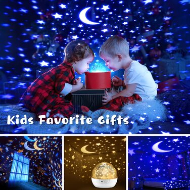Нічник-проектор зоряного неба для дітей з 15 фільмами, Bluetooth, LED, декор для дитячої кімнати