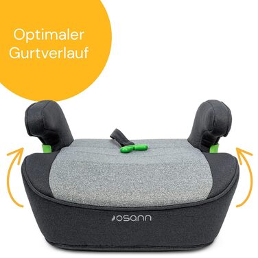 Автокрісло Osann Lux Isofix (126-150 см) Universe Grey i-Size - Підвищення з Isofix, зручне та безпечне для дітей
