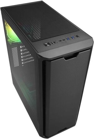 Корпус для ПК Sharkoon SK3 RGB з підсвіткою, ATX, чорний