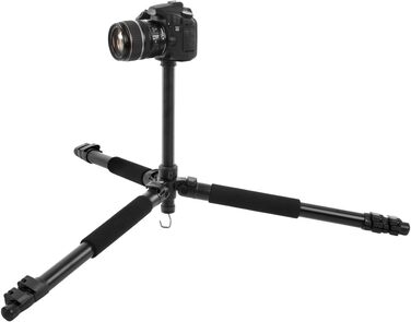 Професійний штатив Walimex Pro FT-665T, надзвичайно стабільний, вантажопідйомність 12 кг, 3 секції, діаметр ніжок 32/28/24 мм, 3 пінні ручки, рівень і компас, з великою сумкою, висота 185 см