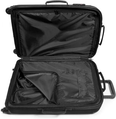 Валіза Eastpak TRANZSHELL M, 67x42x24 см, 56 л, чорна, дорожня валіза на колесах