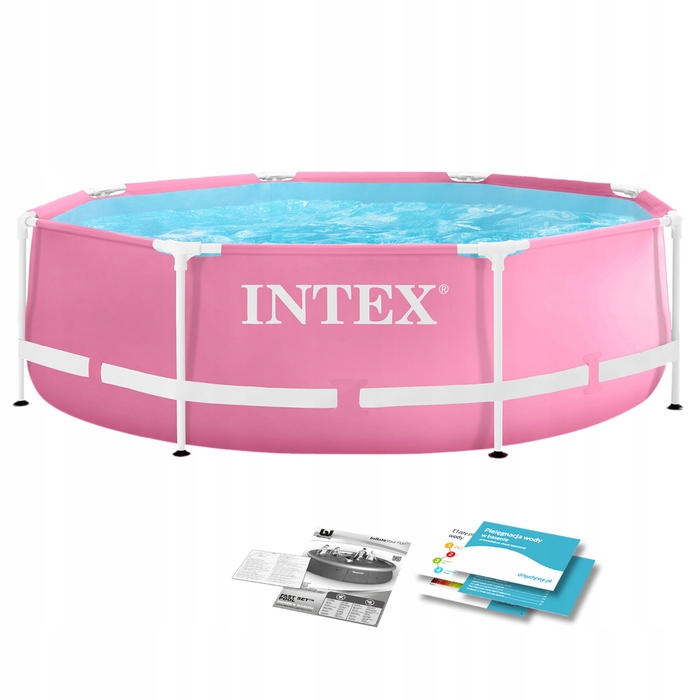 Дитячий круглий каркасний басейн Intex 28290, 244x76 см
