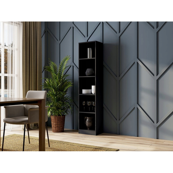 Стелаж TopEshop R40 (40 x 182 x 30 см), чорний