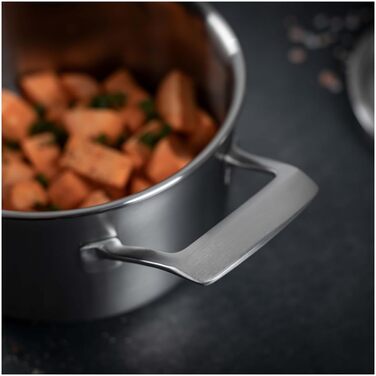 Набір каструль Kuhn Rikon Culinary Fiveply: сотейник 1,7 л, каструлі 3,4 л та 6,4 л, нержавіюча сталь