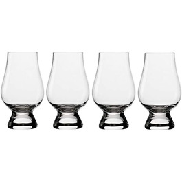 Набір склянок для віскі Glencairn, 4 шт, 190 мл, кришталеве скло, для дегустації, підходить для посудомийної машини