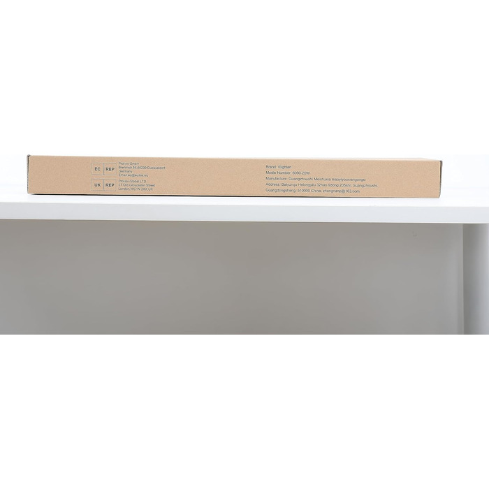 Світильник настінний Klighten LED 20W, 60 см, сучасний, тепле біле світло 3000K, для ванної, вітальні, спальні, сходів, білий