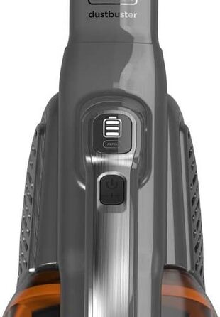 Акумуляторний ручний пилосос BLACK+DECKER Dustbuster Smart Tech 36 Вт/18 В, циклонний, 2 режими, з висувною щілинною насадкою, титан/срібло/чорний, з зарядним кабелем