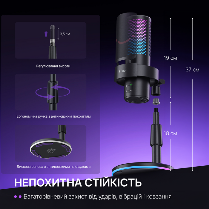 USB мікрофон Fifine A9S
