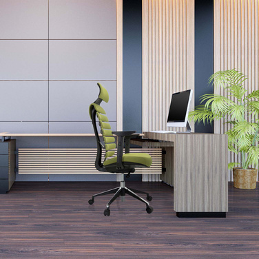 Офісне крісло / поворотне крісло ERGO LINE II PRO Тканина Зелений HJH OFFICE