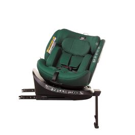 Дитяче автокрісло ENZO-FIX 360° Isofix з ніжкою стабілізації, I-Size, додатковий бічний захист, темно-зелене