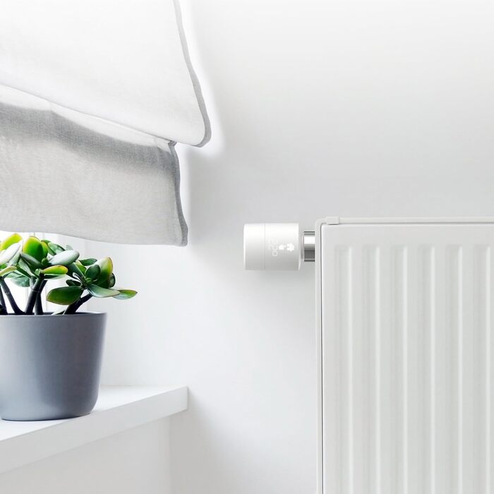 Термостат на радіатор Tado° Smart - додатковий, для індивідуального керування опаленням, білий, простий монтаж