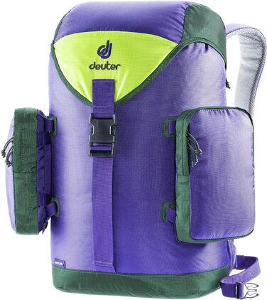 Рюкзак Deuter Lake Placid 27 л унісекс, фіолетово-цитрусовий, міський