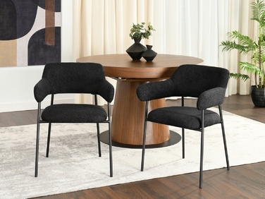 Стілець Mebel-Partner, оббивка тканина, чорний, 1 шт.
