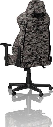 Ігрове крісло NITRO CONCEPTS S300 Urban Camo, ергономічне, для геймерів і офісу, тканинна оббивка, навантаження до 135 кг