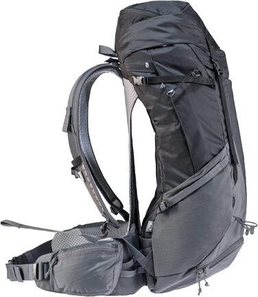 Рюкзак Deuter Futura Pro 42 EL, 42 л, чорний/графіт, для трекінгу та походів, великий розмір