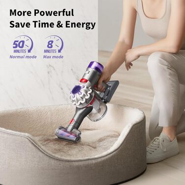 Акумулятор V8 для пилососа Dyson SV10 4600mAh (оригінал, +2 фільтри, викрутка, гвинти, щітка)