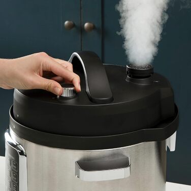 Мультиварка Crockpot Turbo Express 14-в-1, 5,6 л, скороварка, пароварка, шеф-гарячий, для 6+ осіб, модель CSC062X