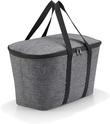 Сумка-холодильник Reisenthel Carrybag з ізотермічною сумкою для покупок (Чорний + Срібний Твіст)