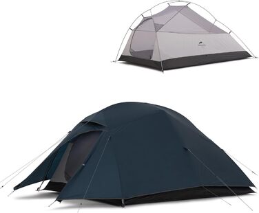 Намет Naturehike Cloud-Up 3 для 3 осіб, ультралегкий, для туризму та кемпінгу