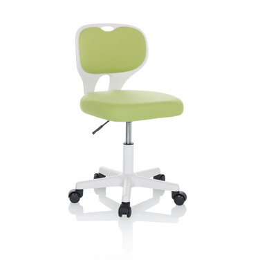 Дитячий стілець для письмового столу KIDDY TOP W, оббивка тканина, зелений, hjh OFFICE