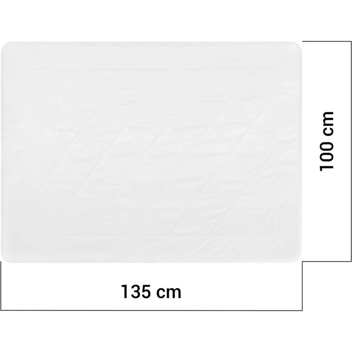 Дитяча стьобана ковдра Emily's Check 100x135 см, капучино — універсальна для сну, ігор, пікніка