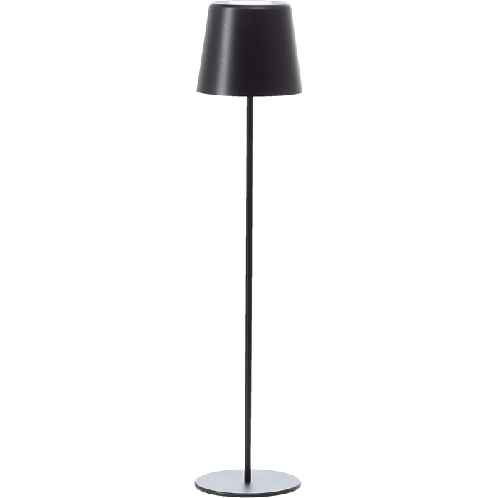 LED-лампа настільна 2 шт. для дому та вулиці | 37 см / 23 см, Ø 10 см | Сенсорний диммер, USB-зарядка, портативна | 310lm, чорний матовий