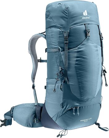 Рюкзак для трекінгу Deuter Aircontact Lite 40+10 л, легкий, атлантик-інк, однотонний