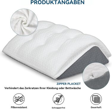 Подушка Shinnwa Memory Foam для ніг та колін з ефектом пам'яті: підтримка під час сну та відновлення після операцій