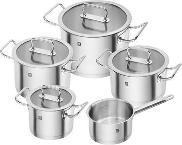Набір каструль Zwilling Pro 5 предметів, нержавіюча сталь