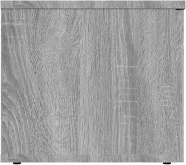 Тумба під телевізор vidaXL, сіра Sonoma, 80x34x30 см, ДСП, меблі для вітальні