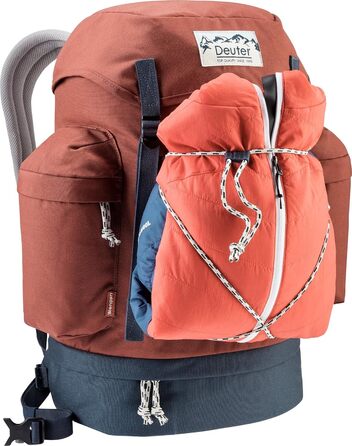 Рюкзак Deuter Wengen Vintage 25 л, червоно-синій, міський