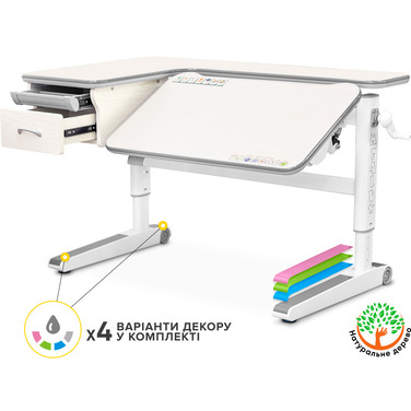 Дитячий стіл Mealux Woodville Multicolor TG (арт. BD-850 TG/MC)