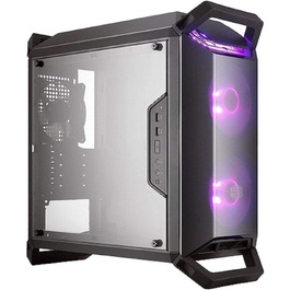 Корпус Cooler Master MasterBox Q300P RGB mATX Mini Tower для ігрового ПК з повною бічною панеллю, акуратним кабель-менеджментом та варіантами охолодження