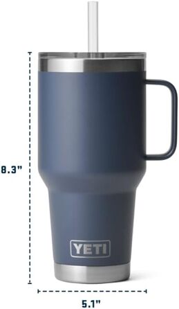 Термокружка YETI Rambler з кришкою-соломинкою, Tropical Pink, 1 л (35 oz)