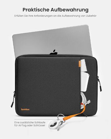Захисний чохол-сумка tomtoc 360° для MacBook Air 15