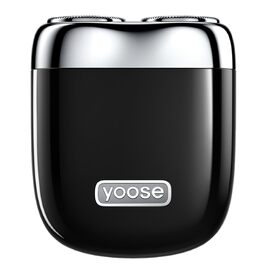 Електрична бритва Yoose MINI для чоловіків, водонепроникна (IPX7), з мотором 8000 об/хв, Type-C, чорна