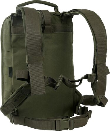 Тактичний медичний рюкзак Tasmanian Tiger TT Medic Assault Pack MK II S, порожній, для екстреної допомоги, подорожей, медиків, туризму, велоспорту, оливковий колір