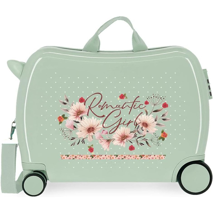 Дитяча валіза Movom Romantic Girl, 50x39x20 см, ABS, кодовий замок, 34 л, 1.8 кг, 4 колеса, ручна поклажа, мультиколор