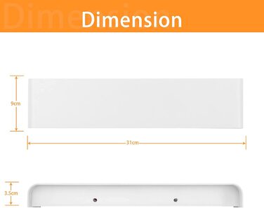 Світильник настінний LED Lightess 16W для сходів, білий, IP44, алюміній, холодне світло, сучасний дизайн для вітальні, спальні, коридору